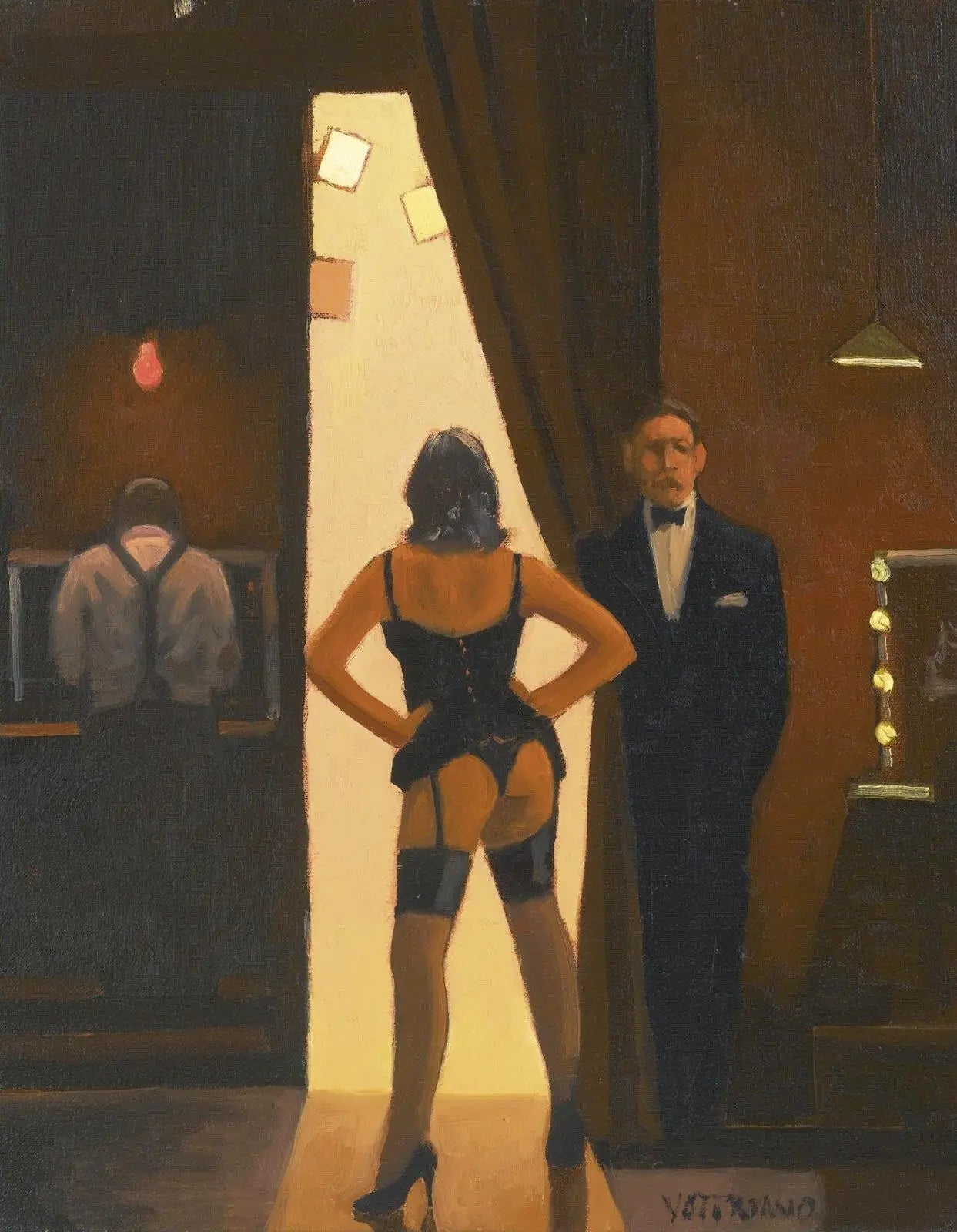 Jack Vettriano Classic Sexy Woman Portrait Nude Lover Poster Vintage Canvas Painting Wall Art Picture Erotic Home Room Decor