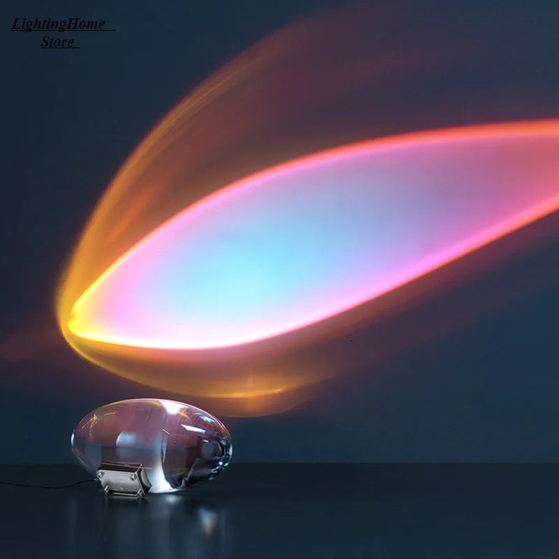 Lampe de table design italien LED Cristal Eye Of The Sky Livraison gratuite Lampes en forme d'œuf Salon Chambre Décor Lumière Projecteur de nuit