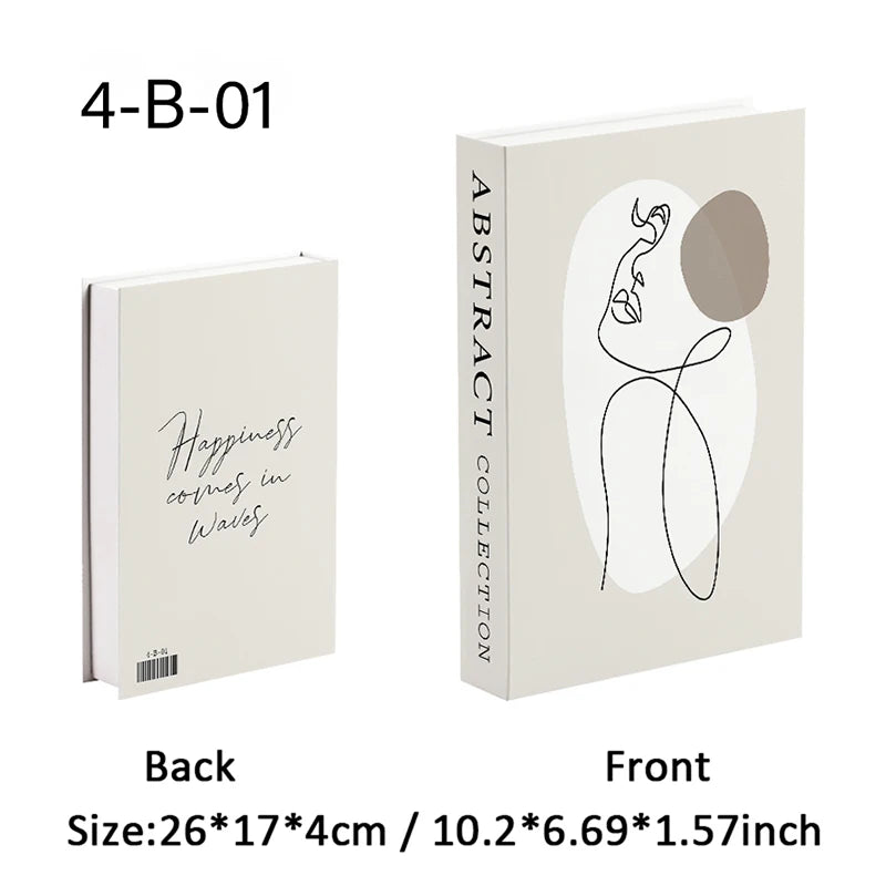 Luxury Fake Book Decorative Books Boho Matisse Storage Box Home Decor Coffee Table Shelf Ornament Japanese Interior Decoration