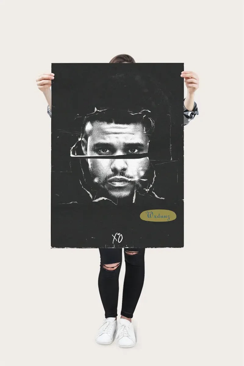 Póster The Weeknd Álbum de música Pop Rap Hip Hop Cantante Fotos de la vida Decoración de la pared Impresión de lienzo para el hogar Cuadros para sala de estar