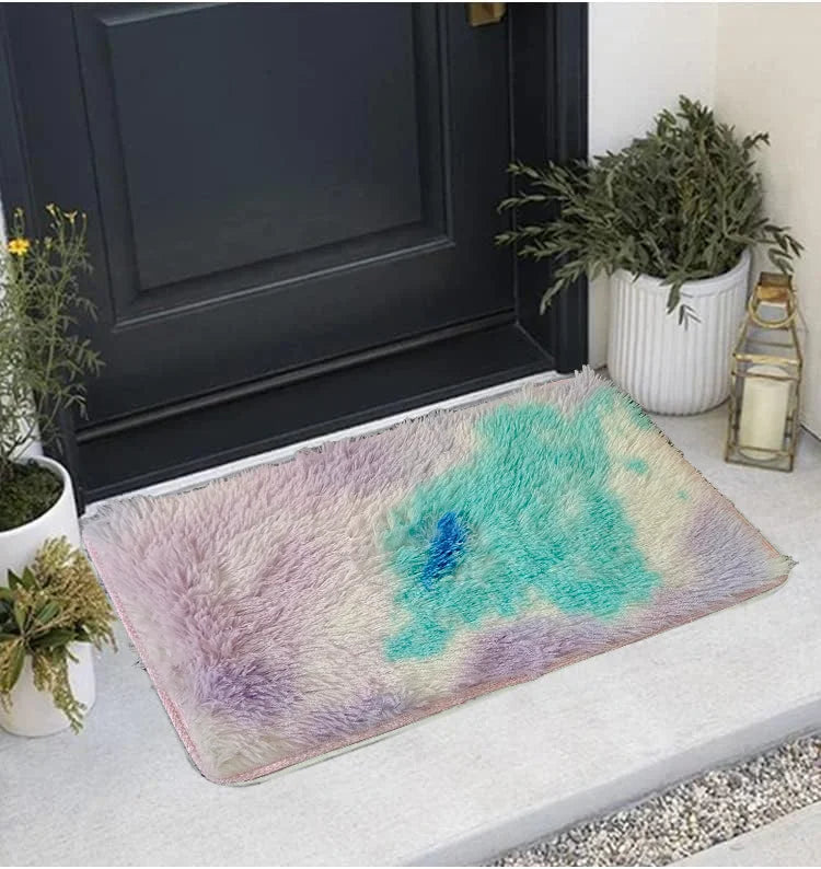 VIKAMA 40*60 Felpudo Alfombrilla de Bienvenida Alfombra Suave para Sala de Estar Alfombra para Dormitorio Suave Alfombrilla Cálida de Invierno Alfombra de Habitación Decoración del Hogar