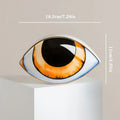 Decoración nórdica de cerámica con diseño de ojo de diablo, escultura abstracta de ojo, estatuas para sala de estudio, regalo de decoración abstracta