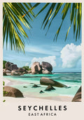 Arte de viaje de África Seychelles Templo de Luxor Karnak Póster Paisaje urbano Impresiones de póster Arte en lienzo de paisajes de Asia Pintura Decoración del hogar