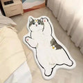 Tapis de Sol Décoratif en Fausse Fourrure de Cachemire à Motif Dessin Animé pour Animaux de Compagnie, Chambre à Coucher, Chevet, Antidérapant, Résistant à la Saleté, Lavable en Machine