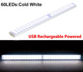 LED Under Cabinet Night Light Motion Sensor Closet Light Kitchen Bedroom Lighting Wall Lamp With Magnetic Strip USB Rechargeable