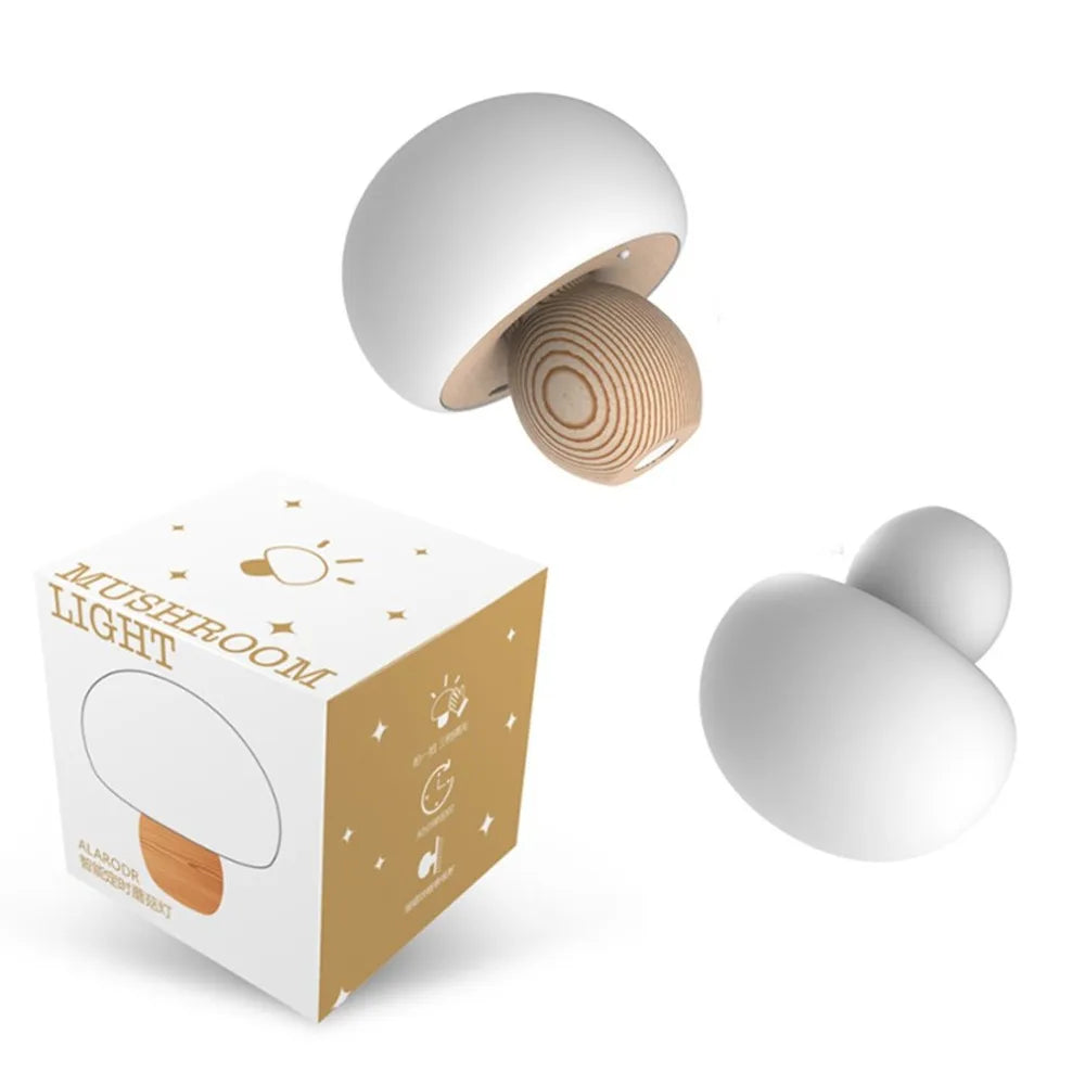 Lampe champignon tactile, mini veilleuse LED magnétique USB, lampe d'ambiance, lampe de chevet douce pour bébé/enfant pour dormir