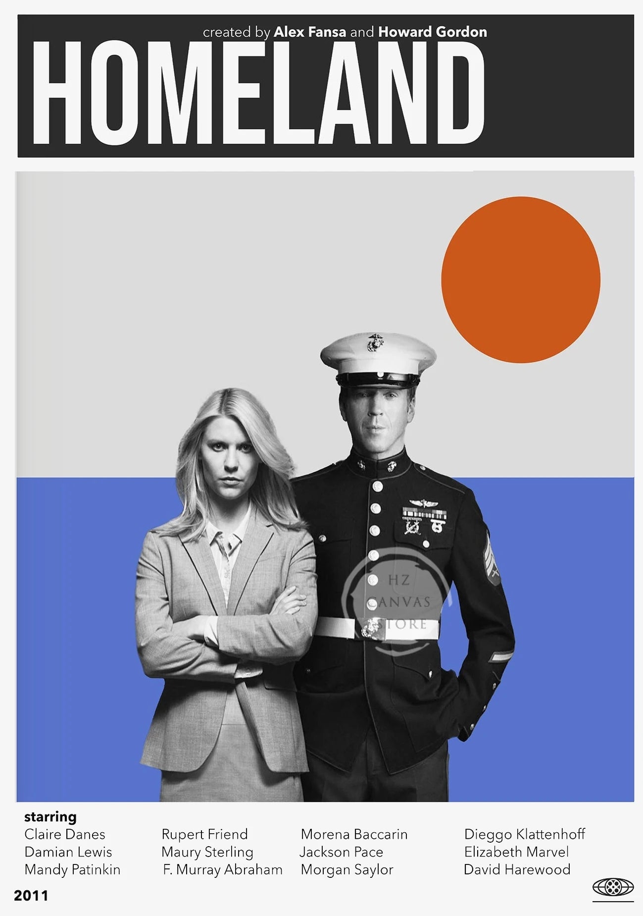 Minimalist Movie Poster Dirty Harry/The Wire/Homeland Classic TV Shows Art Print Vintage Canvas Painting Wall Decor Home Decor