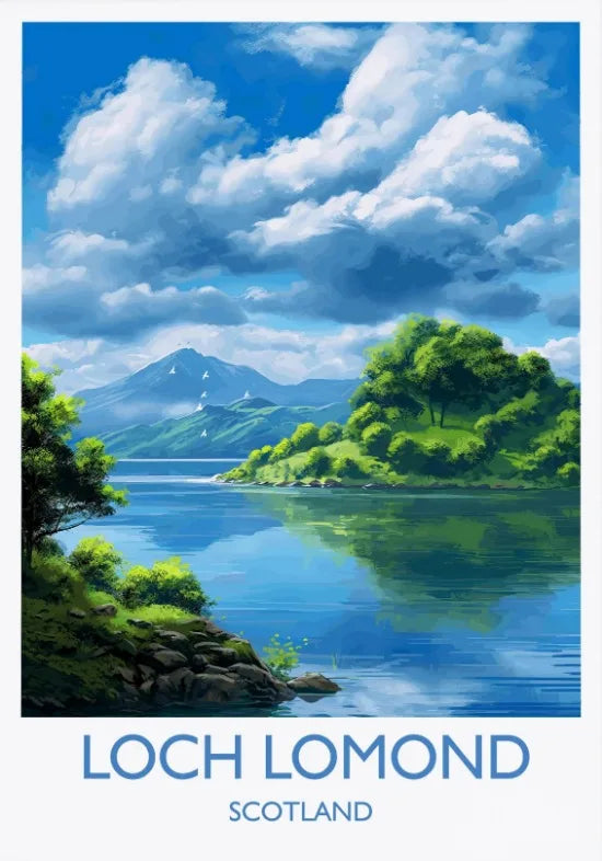 Escocia Tierras Altas St Andrews Edimburgo Glencoe Póster de Viaje Escocia Paisaje Estético Decoración de Pared Impresiones en Lienzo Regalo de Viaje