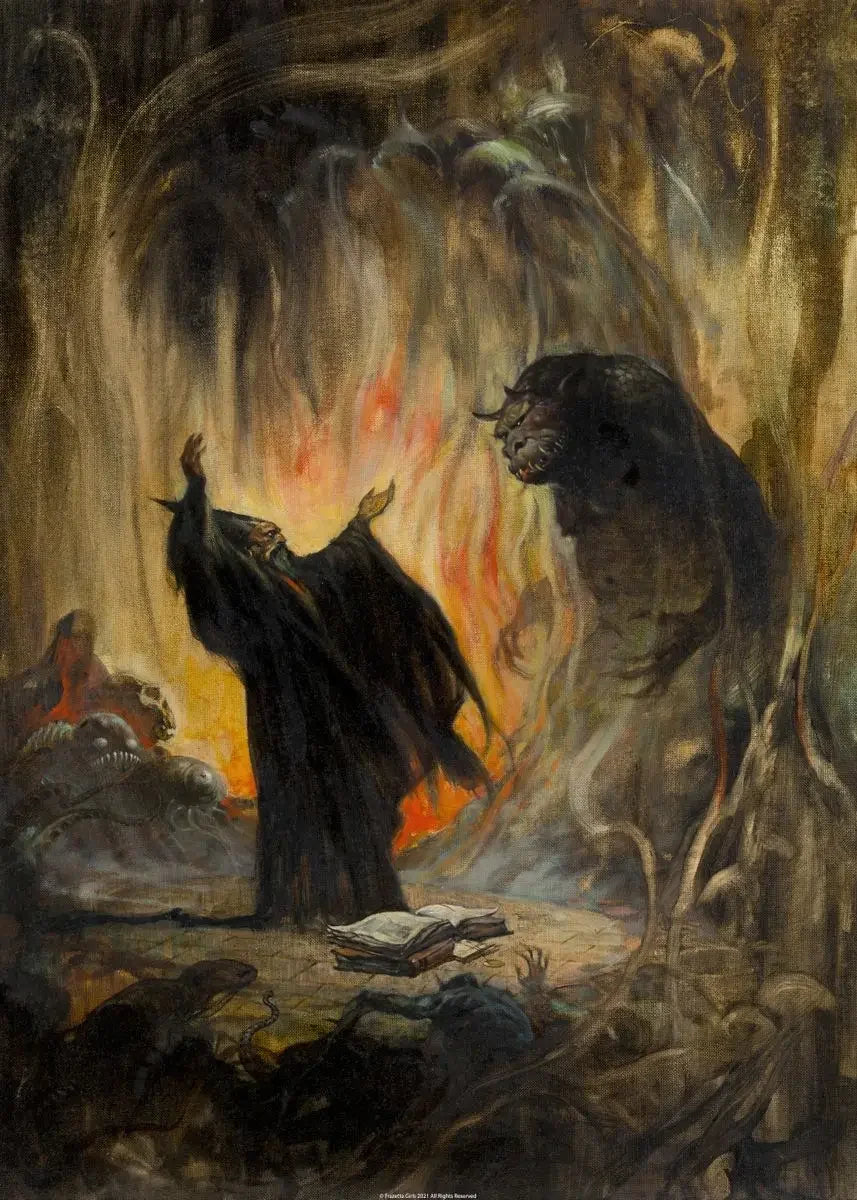 Classic Vintage Wall Art, Frank Frazetta Wall Art, HD Canvas Printed Poster, Home Living Room Bedroom Decor Wall Painting