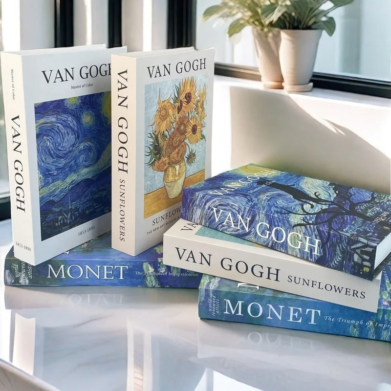 Luxury Fake Book Decorative Books Boho Matisse Storage Box Home Decor Coffee Table Shelf Ornament Japanese Interior Decoration