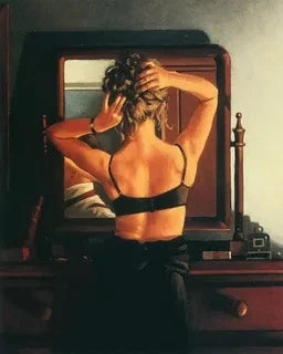 Jack Vettriano Classic Sexy Woman Portrait Nude Lover Poster Vintage Canvas Painting Wall Art Picture Erotic Home Room Decor