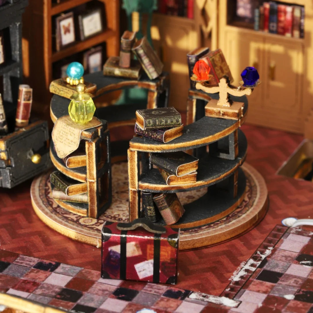Nouveau kit miniature DIY TWILIGHT BOOK CITY - Maquette 3D de coin livre faite à la main, idée cadeau créative pour Noël et le Black Friday