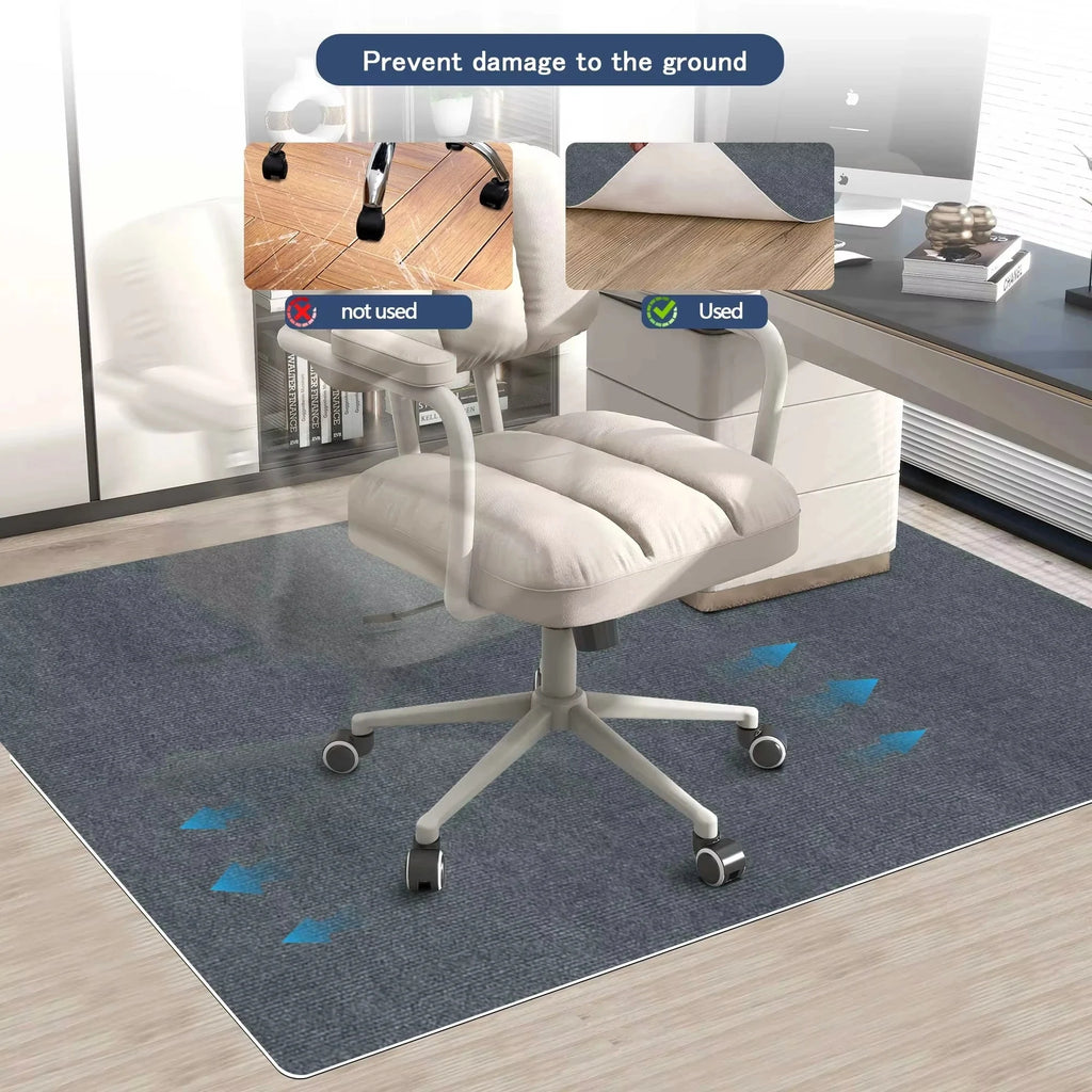 Alfombra de estudio VIKAMA, resistente a las manchas y al desgaste, alfombra para silla giratoria, alfombra para área de aprendizaje, decoración del hogar