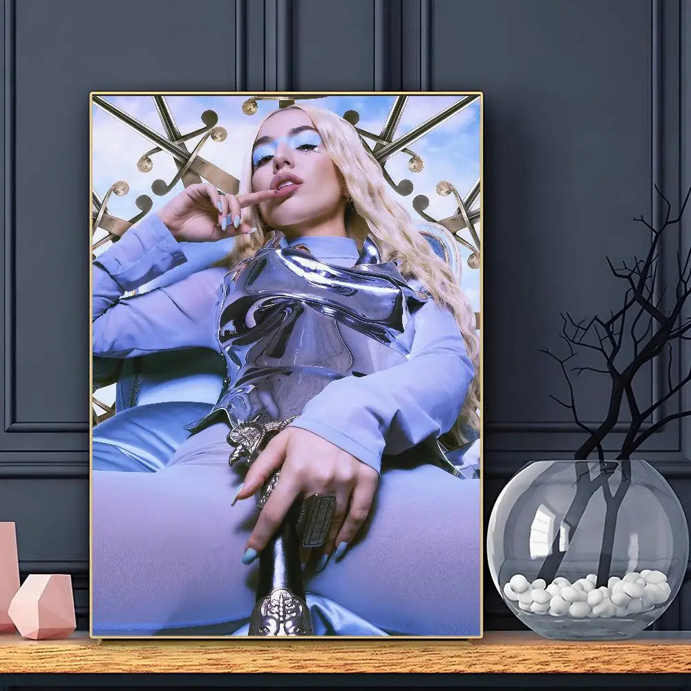 Cantante Ava Max Don't Click Play Póster HD Pósters Hogar Habitación Bar Cafetería Decoración Arte de Pared Pintura Cuadro