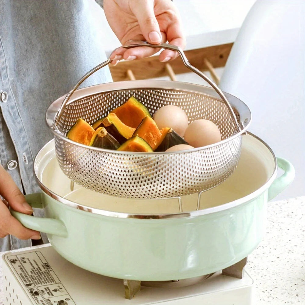 Panier vapeur en acier inoxydable 304 pour œufs, viande, autocuiseur, panier vapeur pour riz