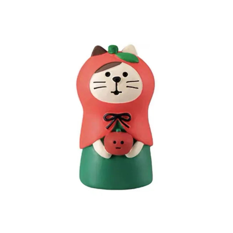Zakka Figuras Navidad Japonés Creativo Exquisito Mate Resina Navideña Pequeña Decoración Cisne Puff Ukelele Trineo Sofá Reno