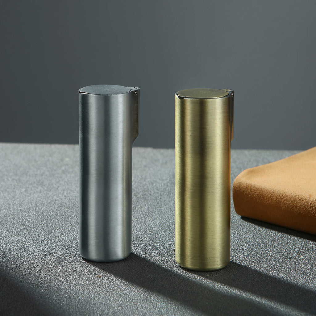 Estuche Portátil para Cigarrillos, Contenedor Metálico para Almacenar Cigarrillos para Viajes y Exteriores, Capacidad para 7 Cigarrillos, Accesorios para Tabaco