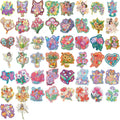 50/100PCS Pegatinas de Graffiti de Flores de Hadas de Dibujos Animados Pegatinas Decorativas para Guitarra Cuaderno Maleta DIY