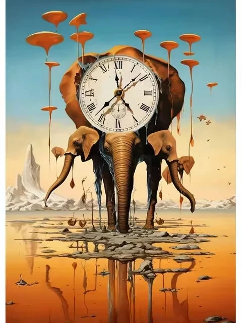 Surréalisme Œuvre d'Art Célèbre de Salvador Dalí Affiches et Impressions Toile Peinture Tableaux Muraux pour Salon Décoration Intérieure