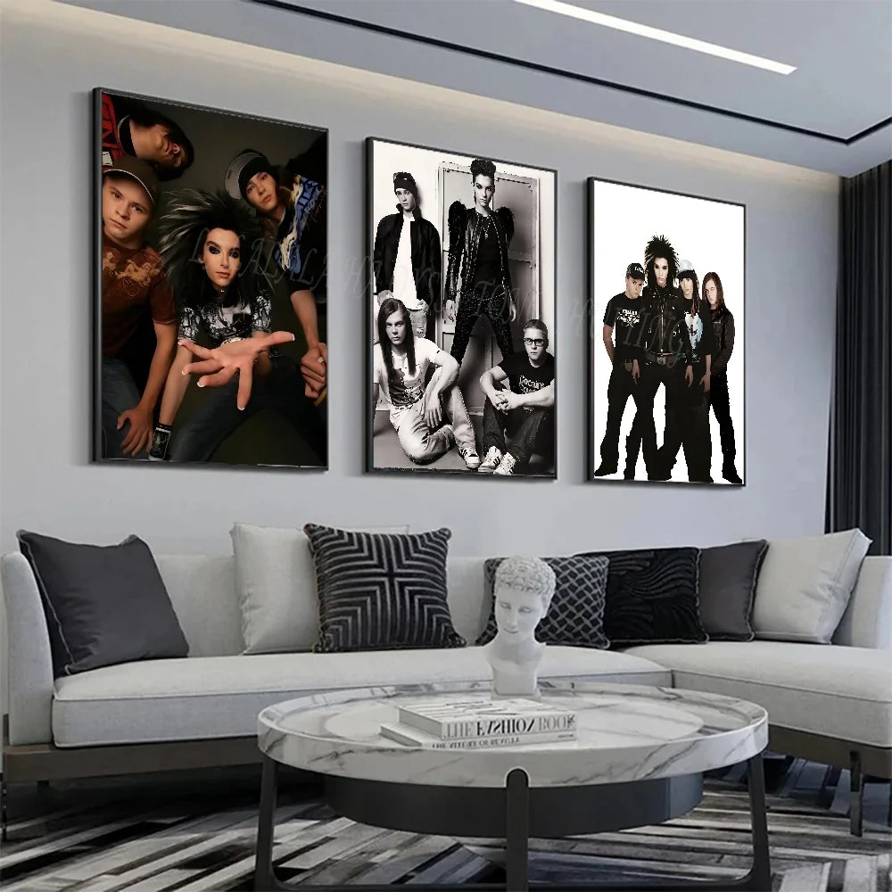 Póster de T-Tokio Hotel, pósteres de alta definición para el hogar, habitación, bar, cafetería, decoración, pintura artística de pared.