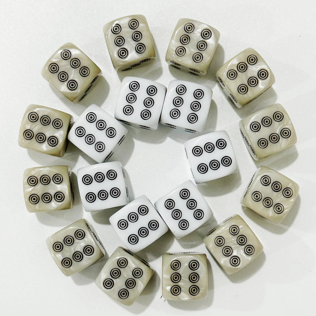 10 Pcs/set 6 Sided Circle Dice Funny Puzzle Game
