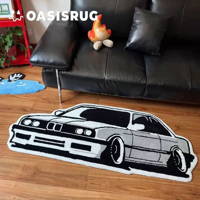 Tapis de mode VIKAMA pour voiture, chambre à coucher, chevet, antidérapant, salon, canapé, table basse, salle de jeux, décoration intérieure.
