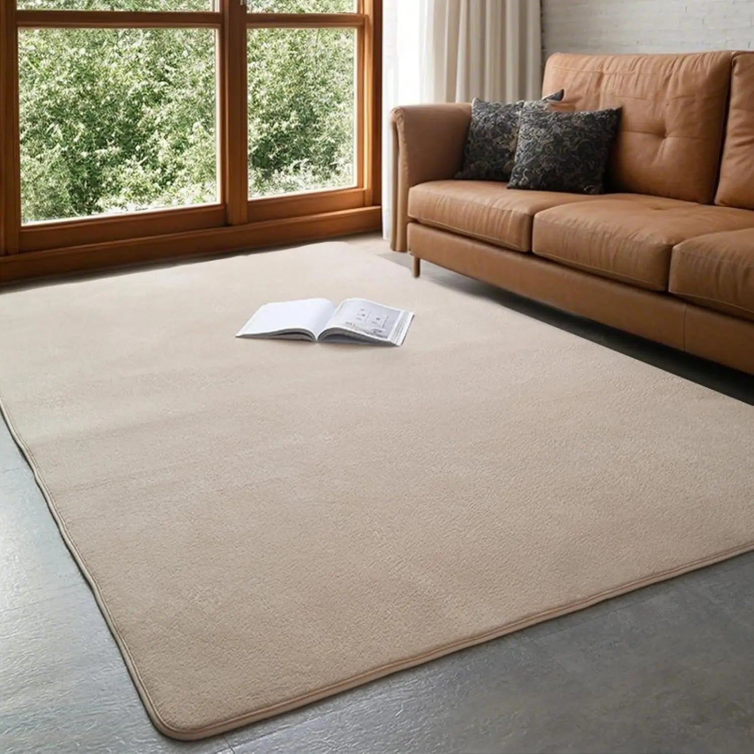 Alfombras de coral VIKAMA, antideslizantes de bajo amueblamiento para dormitorio, sala de estar, calefacción de suelo en habitación infantil, dormitorio universitario, decoración del hogar, alfombra eléctrica.