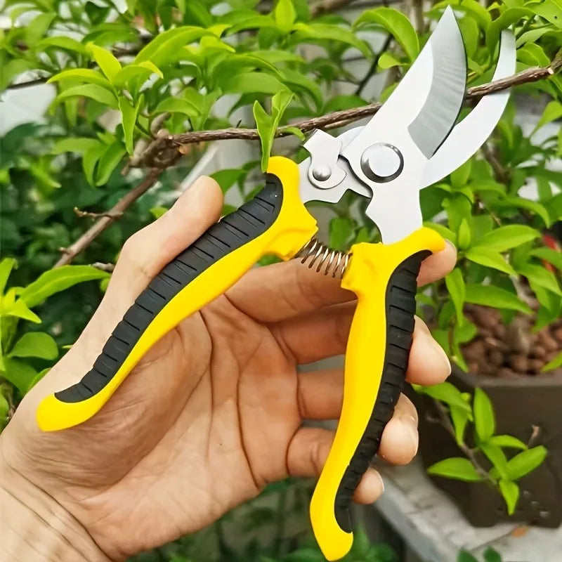 ¡Esta tijera de podar es muy fácil de usar! Un buen ayudante para la jardinería, bisagra de jardinería sin preocupaciones y práctica, y jardinería
