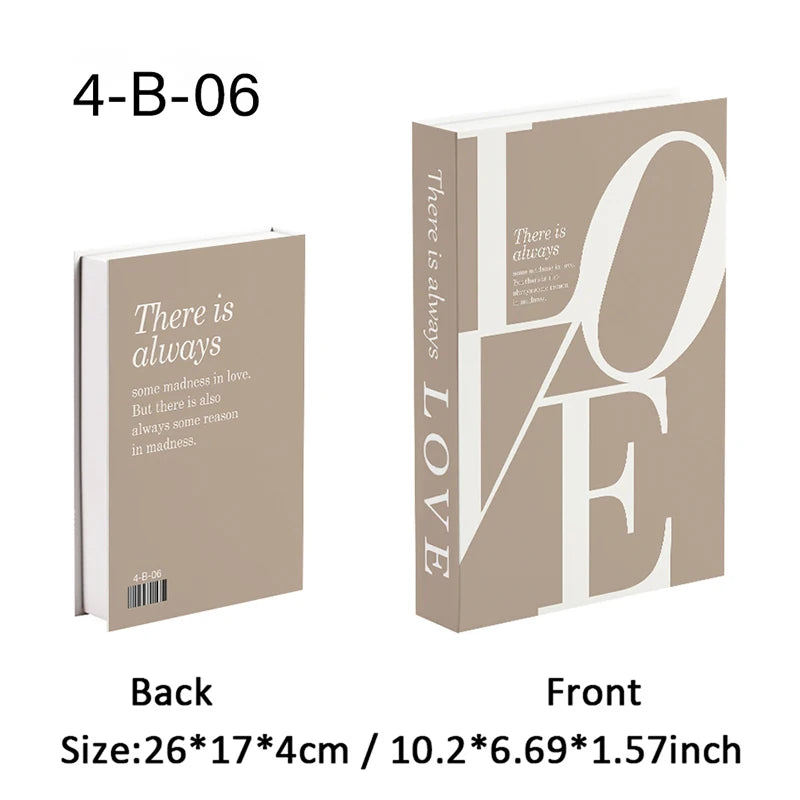 Paris Rome Dubai Luxury Decorative Books Interior Decoration Fake Book Storage Box Coffee Table Bedroom Ornaments Home Decor
