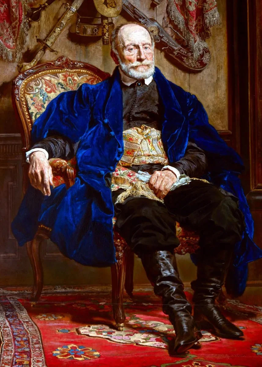 Stanczyk Jan Matejko Póster Vintage Cuadro en Lienzo Antiguo Impresión de Arte Retro Decoración del Hogar Decoración de Pared Regalo
