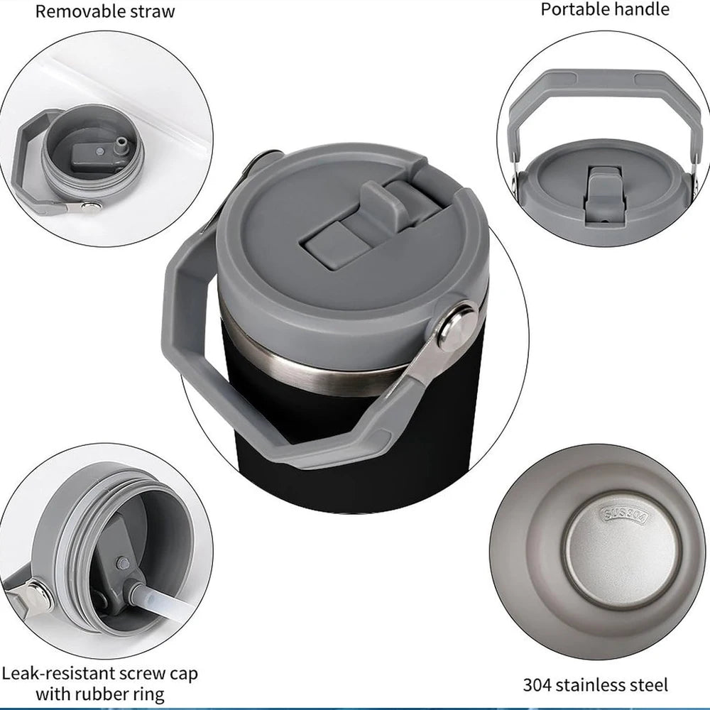 30 Oz Insulated Mug 304 Stainless Steel Drinkware Vacuum Insulation BPA free Tritan Material, Perfect for Iced and Hot Drinks