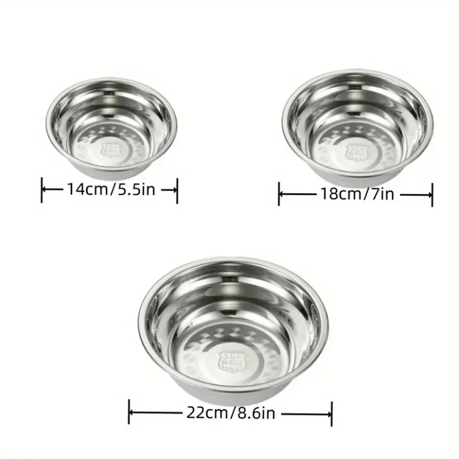 Bol à soupe de nouilles profond en acier inoxydable SUS304 pour la maison, bol mélangeur circulaire, saladier, bol en acier, bol mélangeur de riz