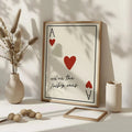 Póster de lienzo de arte de pared de As de Poker cuadrado personalizado, pintura para sala de estar, dormitorio, decoración del hogar