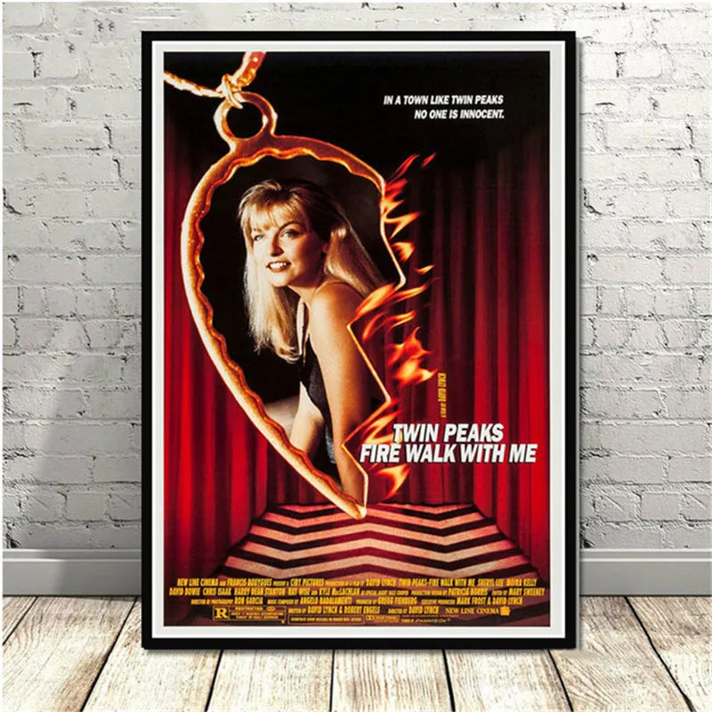Serie de TV Twin Peaks, póster de anime de película clásica y grabados en lienzo, pintura artística, cuadros de pared para sala de estar, decoración del hogar