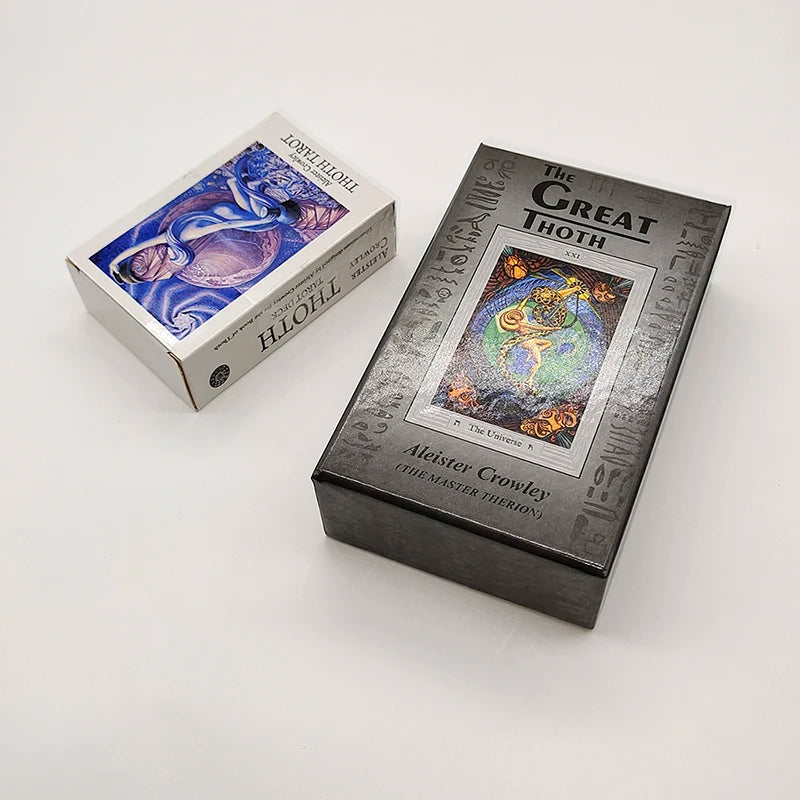 Aleister Crowley Luxe 80 cartas predictivas El Gran Tarot de adivinación THOTH