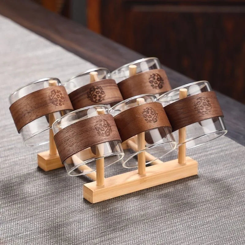 Verre de luxe résistant aux hautes températures, résistant à la chaleur et anti-brûlure pour un usage domestique, convient aux tasses à thé du propriétaire de thé Gongfu