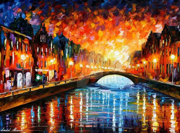 Paris In the Rain Canvas Paintings Landscape Posters and Prints Nordic Graffiti Wall Art Murals Pictures Living Room Decoration