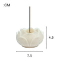 Brûleur d'encens en céramique Lotus, porte-encens en laiton en forme de gourde, porte-bâtonnets d'encens pour Yoga, méditation, Spa, décoration intérieure