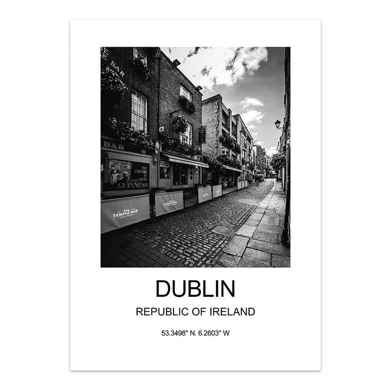 City Poster New York London Paris Wall Art for Livingroom Decoration Picture on The Wall Sheets for Paintings Canvas Home Decor