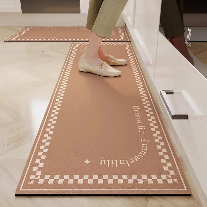 Alfombrilla de Diatomita Antideslizante, Absorbente de Agua y Aceite, para Puerta de Cocina VIKAMA, Alfombrillas Absorbentes para Baño