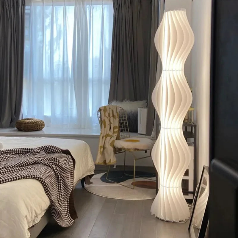 Lampadaires modernes nordiques avec jupes en herbe et LED, pour salon et chambre à coucher, éclairage décoratif, luminaires sur pied, lampes de chevet intérieures