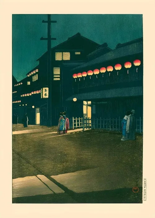 Ukiyo E Carteles Japoneses Vintage Antiguo Paisaje Japonés Bellas Artes Decoración Galería Ukiyo Impresiones Estéticas Pintura en Lienzo