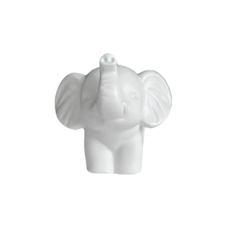 Figurine d'éléphant dorée noire et blanche de style nordique, article de décoration d'intérieur porte-bonheur, décoration élégante et exquise pour le salon et le bureau, transmettant une atmosphère chaleureuse