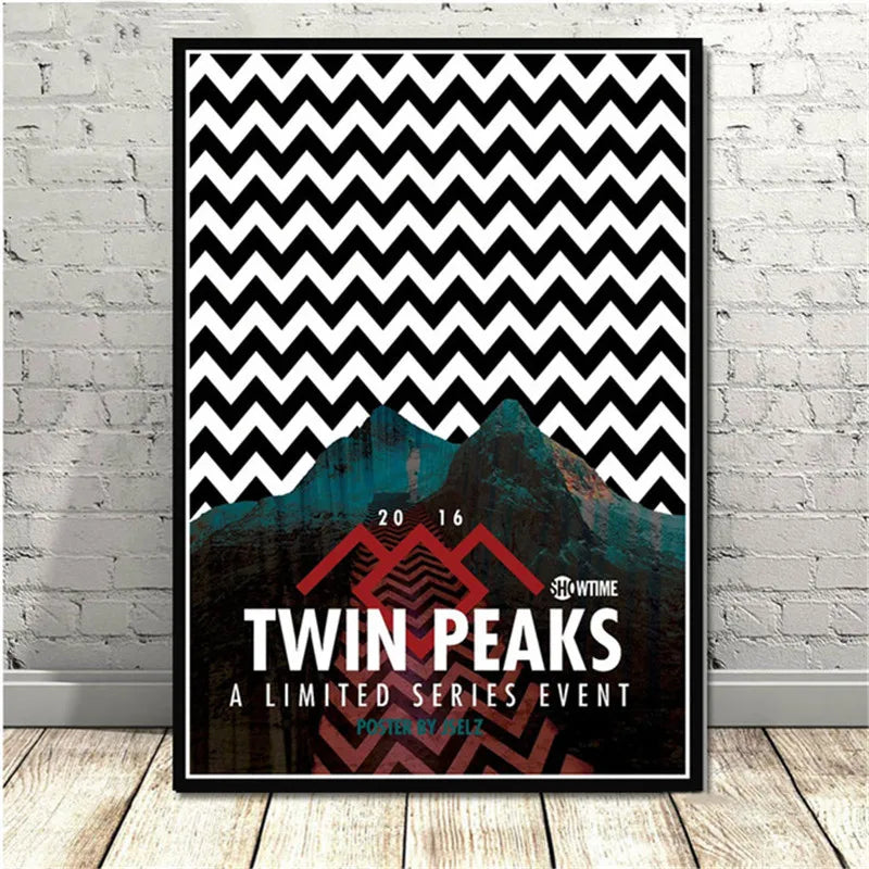 Serie de TV Twin Peaks, póster de anime de película clásica y grabados en lienzo, pintura artística, cuadros de pared para sala de estar, decoración del hogar