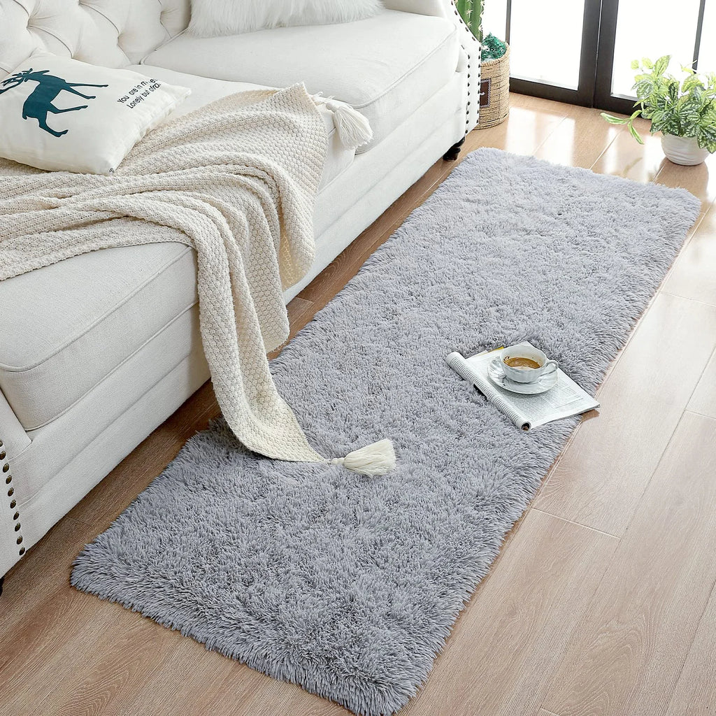 Tapis de course doux VIKAMA, tapis moelleux et douillet pour chambre à coucher et salon, tapis de sol pour chambre de bébé et d'enfant pour la décoration intérieure