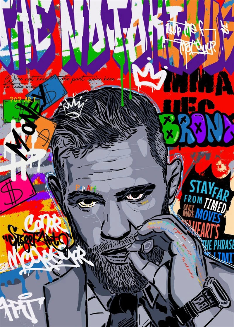 Nordic Pop Street Art Graffiti Music Poster Aesthetic The Door Rock Rapper Canvas Painting Wall Art Home Gallery Room Decor Bar