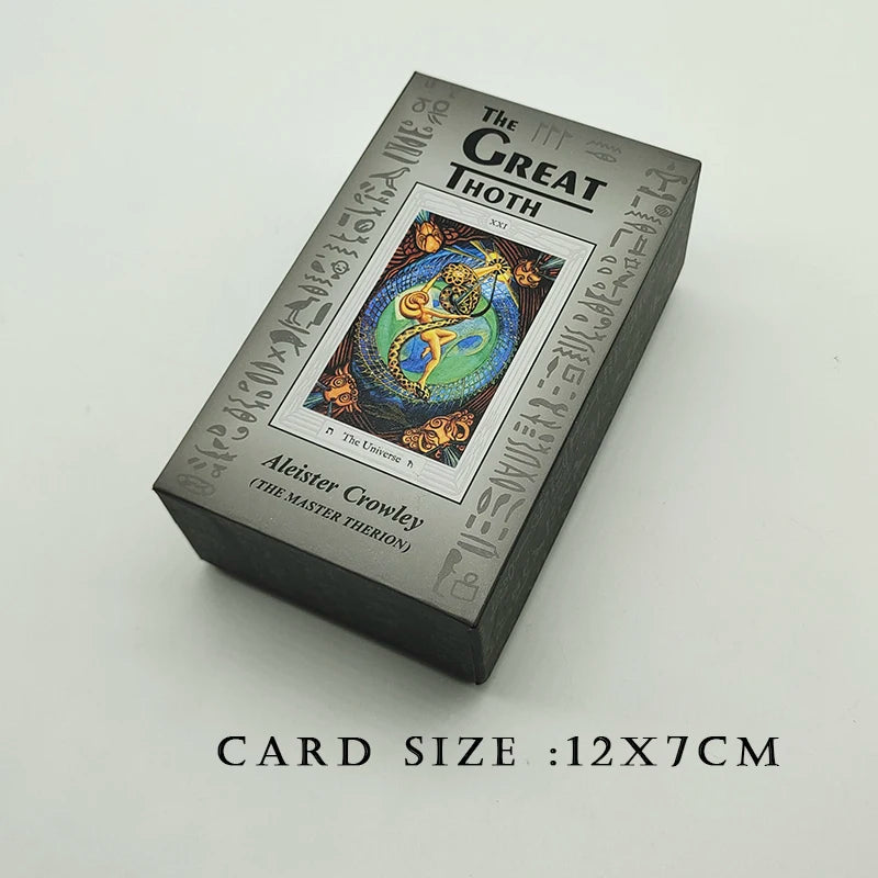 Nouvelle édition 80 cartes Crowley THOTH Tarot version mignonne incluant trois représentations des cartes du Magicien