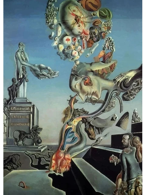 Surréalisme Œuvre d'Art Célèbre de Salvador Dalí Affiches et Impressions Toile Peinture Tableaux Muraux pour Salon Décoration Intérieure