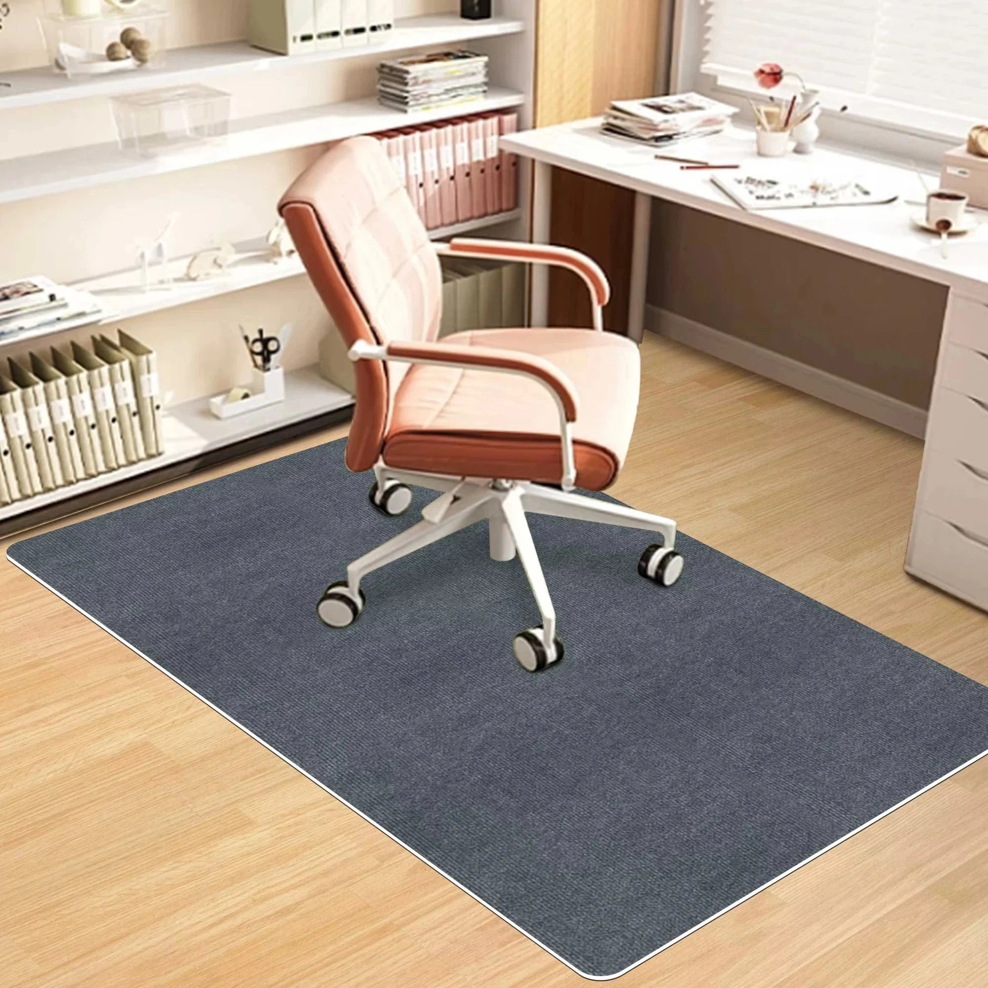 Alfombra de estudio VIKAMA, resistente a las manchas y al desgaste, alfombra para silla giratoria, alfombra para área de aprendizaje, decoración del hogar