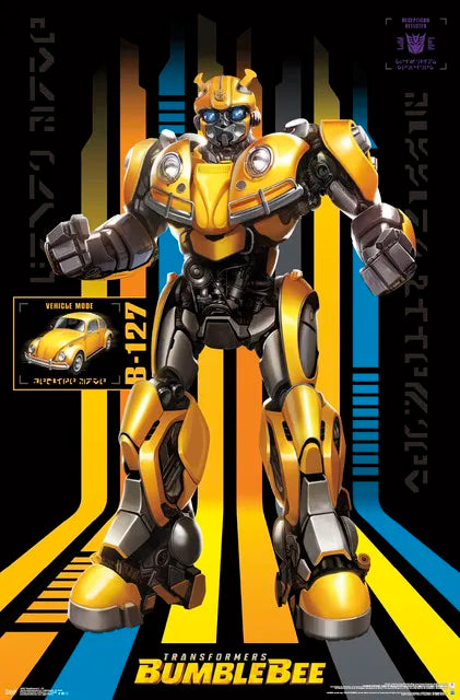 El póster clásico original de la película Transformers: Impresión y pintura en lienzo para dormitorio, paisaje deportivo, oficina, decoración del hogar